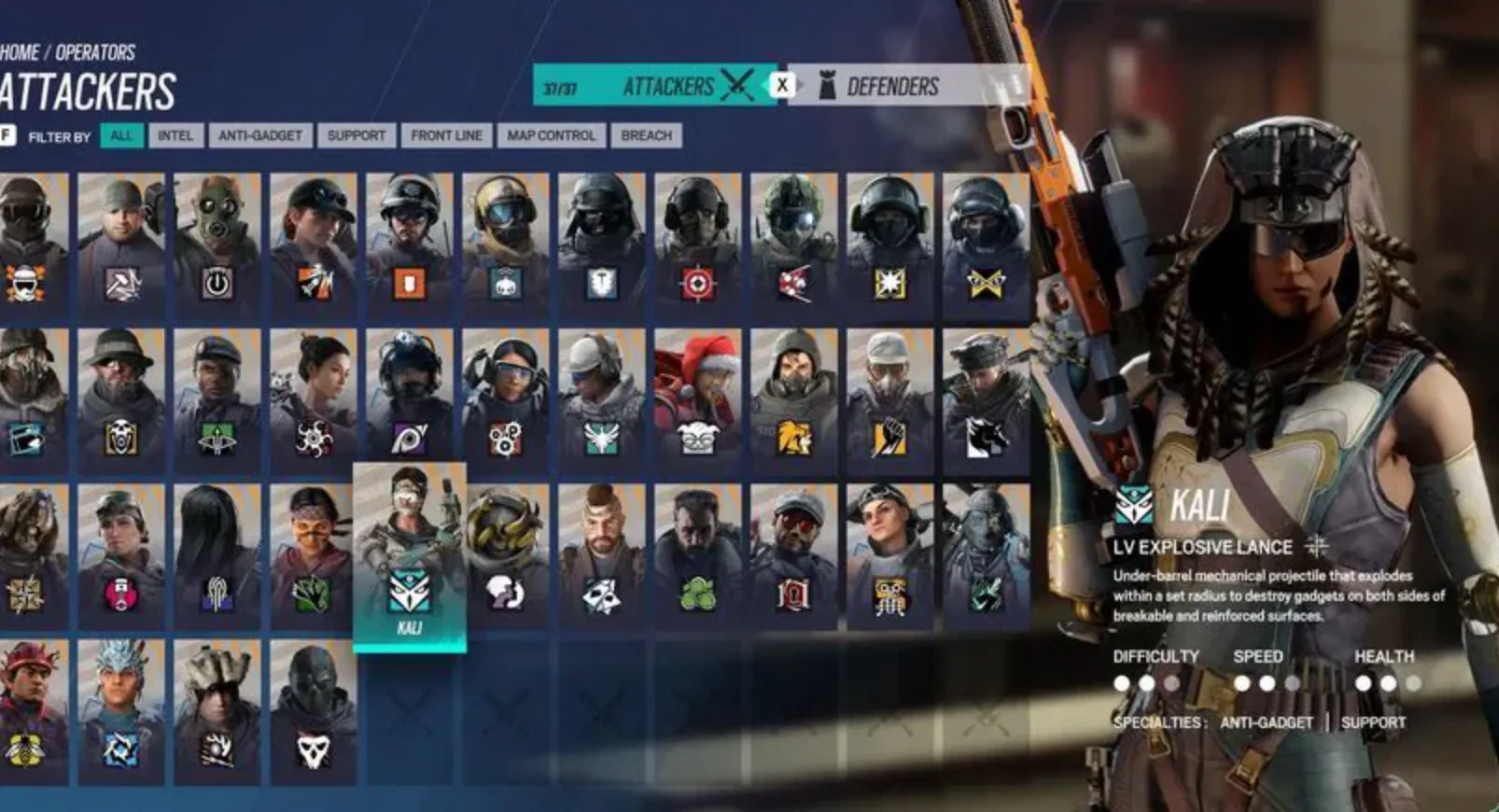 best kali loadout in r6